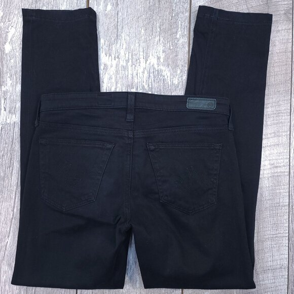 Adriano Goldschmied The Stilt Cigarette Leg Jeans Womens 26x28 Black Soft Denim - Picture 4 of 7